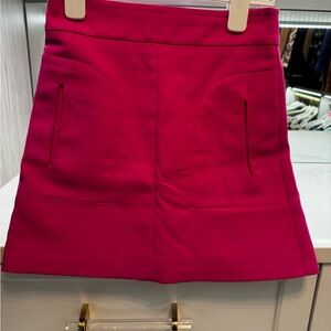 Zara Women's Hot Pink / Fuchsia Mini Skirt. Size XS